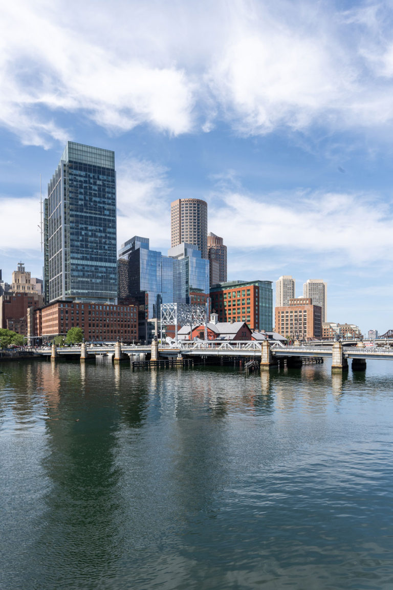 View of the Boston Harbor